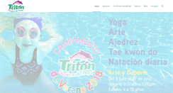 Desktop Screenshot of nataciontriton.com